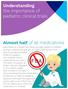 FDA. Understanding the importance of pediatric clinical trials. Almost half of all medications