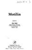 Motilin. Edited by. Zen Itoh. Gastrointestinal Laboratories College of Medical Technology Gunma University Maebashi, Japan