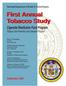 First Annual Tobacco Study