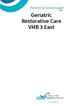 Geriatric Restorative Care VMB 3 East