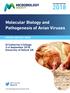 Molecular Biology and Pathogenesis of Avian Viruses