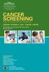 Screening. for the Practicing Clinician. Tuesday, October 11, 2016 x 8:00 am - 4:00 PM
