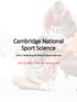 Cambridge National Sport Science. Unit 1: Reducing the Risk of Sports Injuries