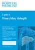 Primary biliary cholangitis