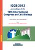 ICCB proceedings of the. 10th International Congress on Cell Biology. July 25-28, Rio de Janeiro (Brazil) Editors