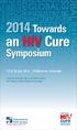 RESEARCH Towards. an HIV Cure RESER RVOIRS CURE CURE CURECURE. Symposium RESERVOIR INDUSTRY GLOBAL GLOBAL BAL GLOBAL RESEARCH RESEARCH INDUS