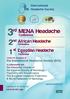 MENA Headache Conference African Headache Conference Egyptian Headache Conference. Welcome Message