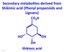 Secondary metabolites derived from Shikimic acid (Phenyl propanoids and Lignans) SCH 308 Dr. Solomon Derese