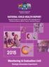 Monitoring & Evaluation Unit NATIONAL CHILD HEALTH REPORT. Strategic Information Department