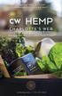 CHARLOTTE S WEB. cwhemp.com. Science Driven. Naturally Crafted. Family Trusted. by the Stanley Brothers
