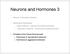Neurons and Hormones 3