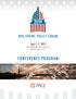 NPA SPRING POLICY FORUM. April 1 2, H The Mayflower Hotel H Washington, DC CONFERENCE PROGRAM PACE NATIONAL ASSOCIATION