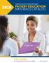 American Society of Clinical Oncology PATIENT EDUCATION MATERIALS CATALOG.