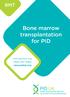 Bone marrow transplantation for PID