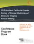 Conference Program Book Northern California Chapter Society of Nuclear Medicine and Molecular Imaging Annual Meeting
