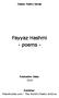 Fayyaz Hashmi - poems -