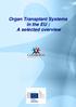 Organ Transplant Systems in the EU : A selected overview