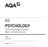 AS PSYCHOLOGY. 7181/2 Psychology in Context Report on the Examination June Version: 1.0