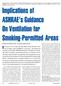 Implications of ASHRAE s Guidance On Ventilation for Smoking-Permitted Areas