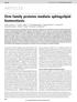 Orm family proteins mediate sphingolipid homeostasis