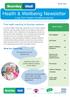 Health & Wellbeing Newsletter Long Term Health Conditions service