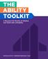 THE ABILITY TOOLKIT. A Resource for Parents of Children and Youth with a Disability PHYSICAL ACTIVITY SEDENTARY BEHAVIOUR SLEEP