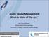 Acute Stroke Management What is State of the Art?