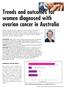Trends and outcomes for women diagnosed with ovarian cancer in Australia