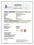 LHB Industries. Safety Data Sheet. RapidFixUV Fiber Patch