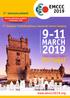 9-11 MARCH. Portugal. 1 st announcement.   9 th European Multidisciplinary Colorectal Cancer Congress. Lisbon Congress Center