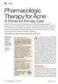 Pharmacologic Therapy for Acne