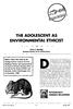 THE ADOLESCENT AS ENVIRONMENTAL ETHICIST