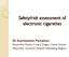 Safety/risk assessment of electronic cigarettes