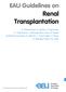 EAU Guidelines on Renal Transplantation