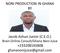 NONI PRODUCTION IN GHANA BY. Jacob Ashun Junior (C.E.O.) Brain-Online Consult/Ghana Noni Juice