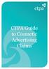CTPA Guide to Cosmetic Advertising Claims