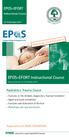 EPOS-EFORT Instructional Course. Paediatrics: Trauma Course. Workshops / Case discussions. Instructional Course