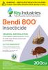 Bendi 800. Insecticide 200GM GENERAL INFORMATION ACTIVE INGREDIENT