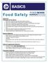 Food Safety. Required Materials: Optional Supplemental Materials: Preparation Required: