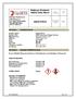 Bullseye Products Safety Data Sheet. Quick Patch
