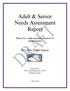 Adult & Senior Needs Assessment Report