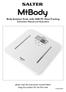 Body Analyser Scale with USB PC Data Tracking Instruction Manual and Guarantee