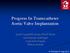 Progress In Transcatheter Aortic Valve Implantation