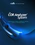 Life Saving Technology. The. COR Analyzer System. Automatically Detects Significant Stenotic Lesions in Coronary Arteries