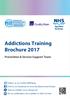 Addictions Training Brochure 2017
