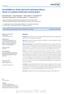 Comorbidities in chronic obstructive pulmonary disease: Results of a national multicenter research project