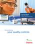 Thermo Scientific MAS Quality Control Products LabLink xl Quality Assurance Program. Simplifying. your quality controls