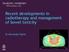 Recent developments in radiotherapy and management of bowel toxicity
