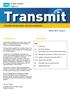 March 2015: Issue 6. I would like to highlight some of the topics in this edition of Transmit where we have focused on Vaccine Preventable Diseases