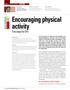 Encouraging physical activity